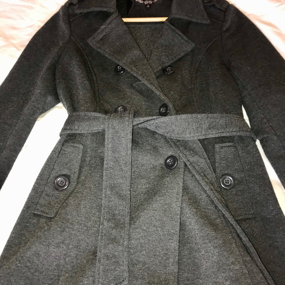 Grey Peacoat - Picture 2 of 3